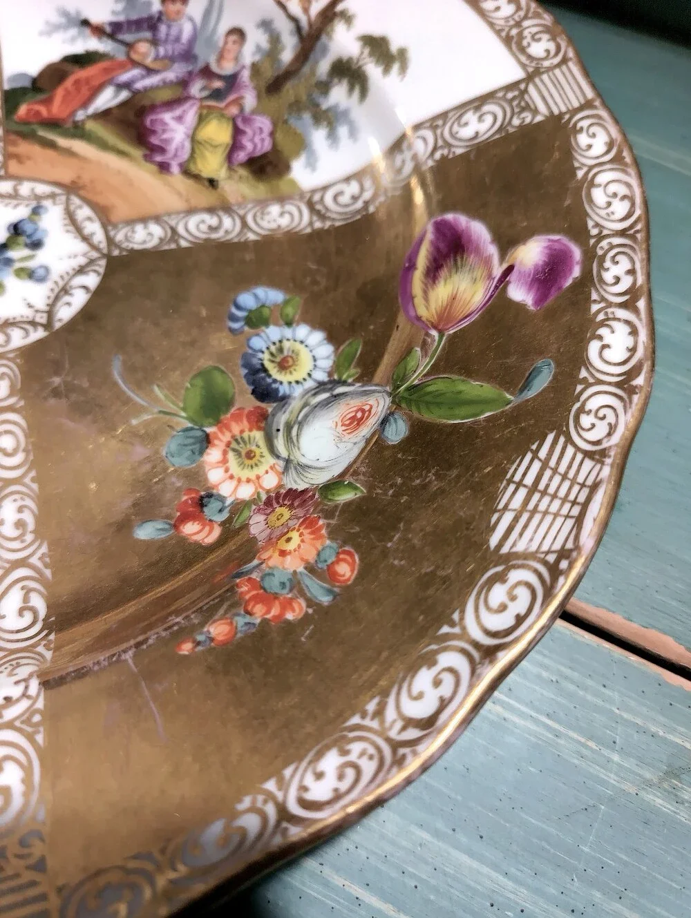 Fine 19th C. Meissen Porcelain 9.5